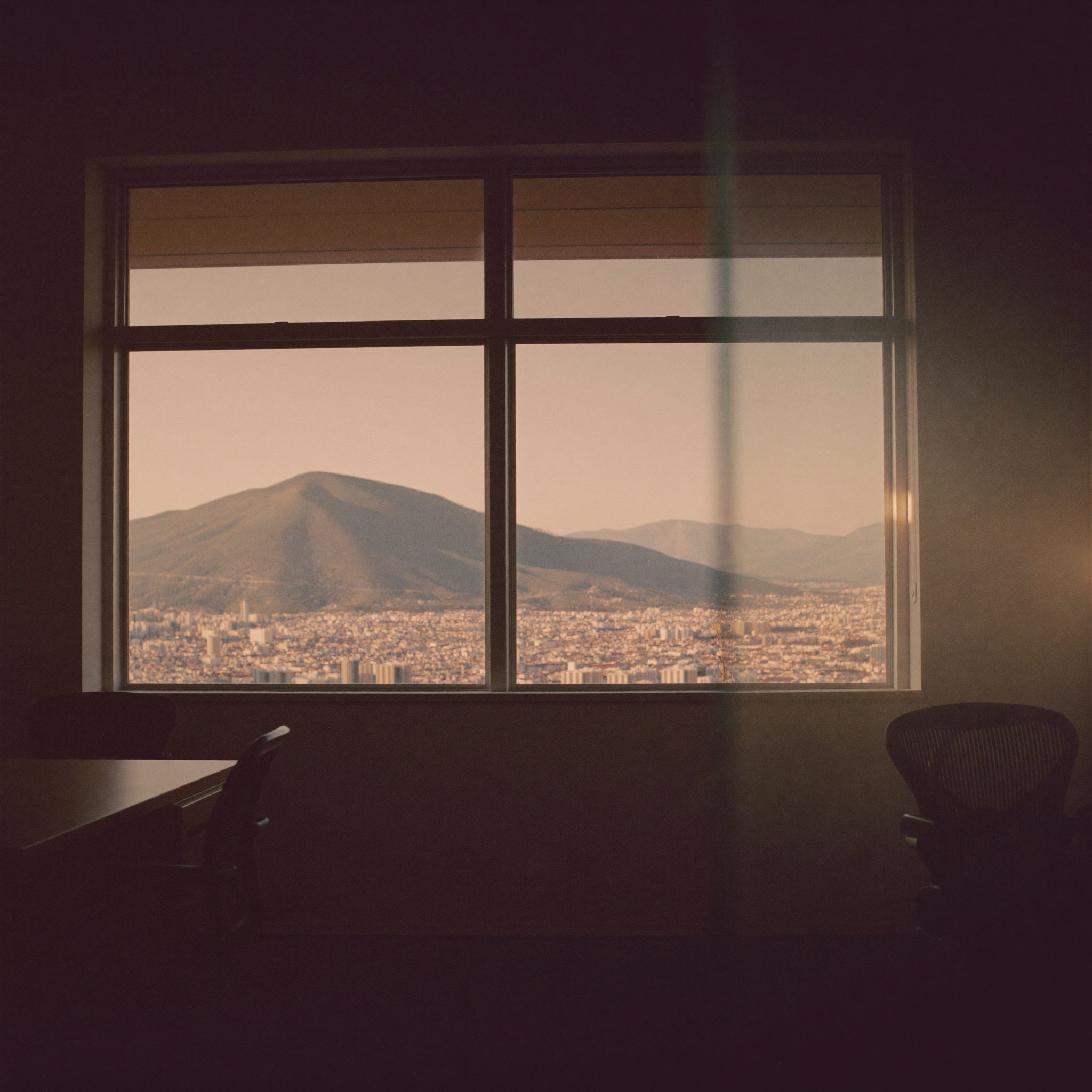 View of Table Mountain through the Kordavi boardroom window